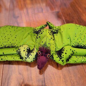 Adventure Planet Pterodactyl Dinosaur Wearable Wings 50" Green Plush